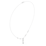 Gold Necklace SBWN (20), White Gold, view 1