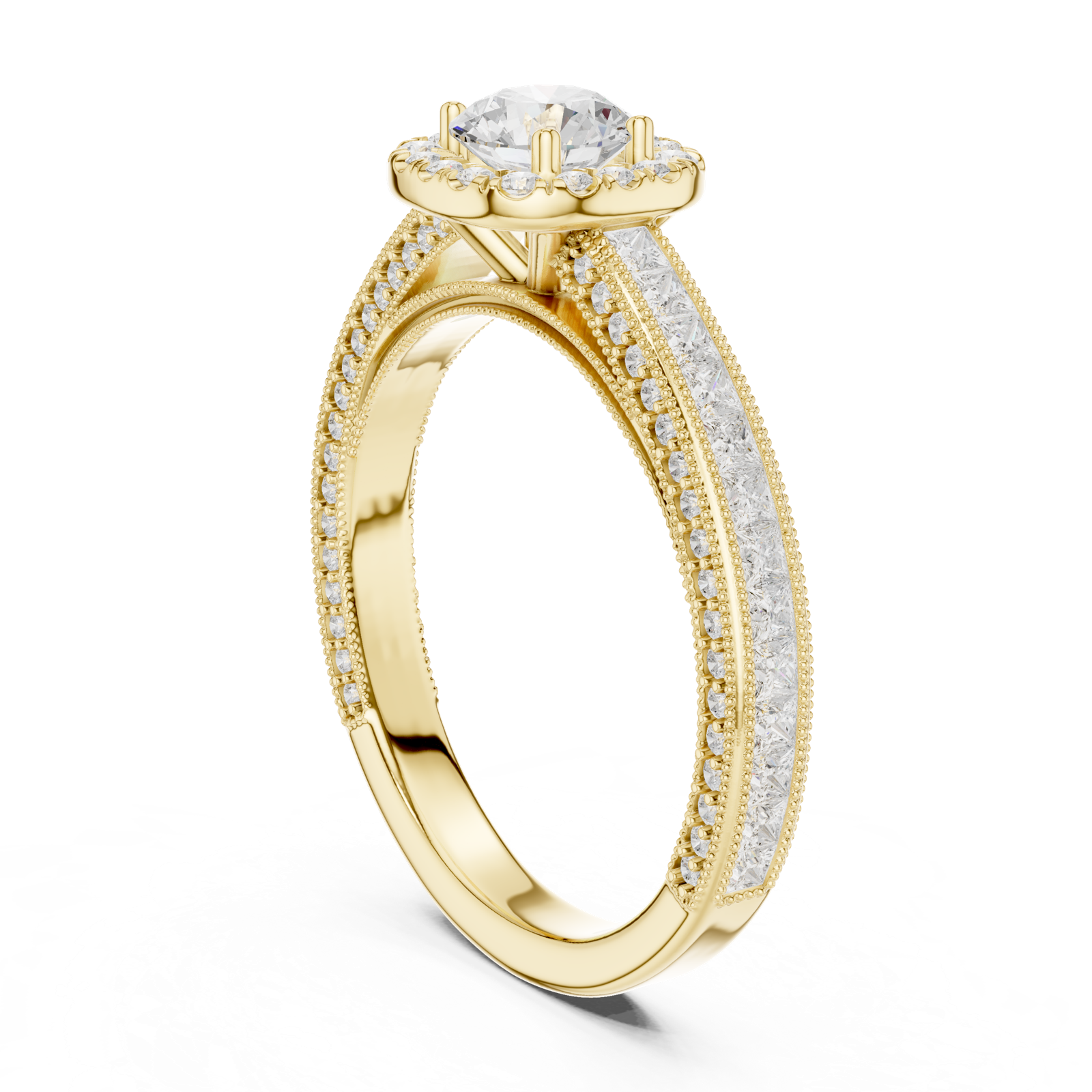 Gold Ring LR-0231, Yellow Gold, view 1