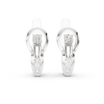 Gold Earrings L03-15, White Gold