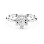 Gold Ring 1 (406), White Gold, view 4