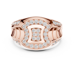 Gold Ring LR-01 (36), Rose Gold, view 4