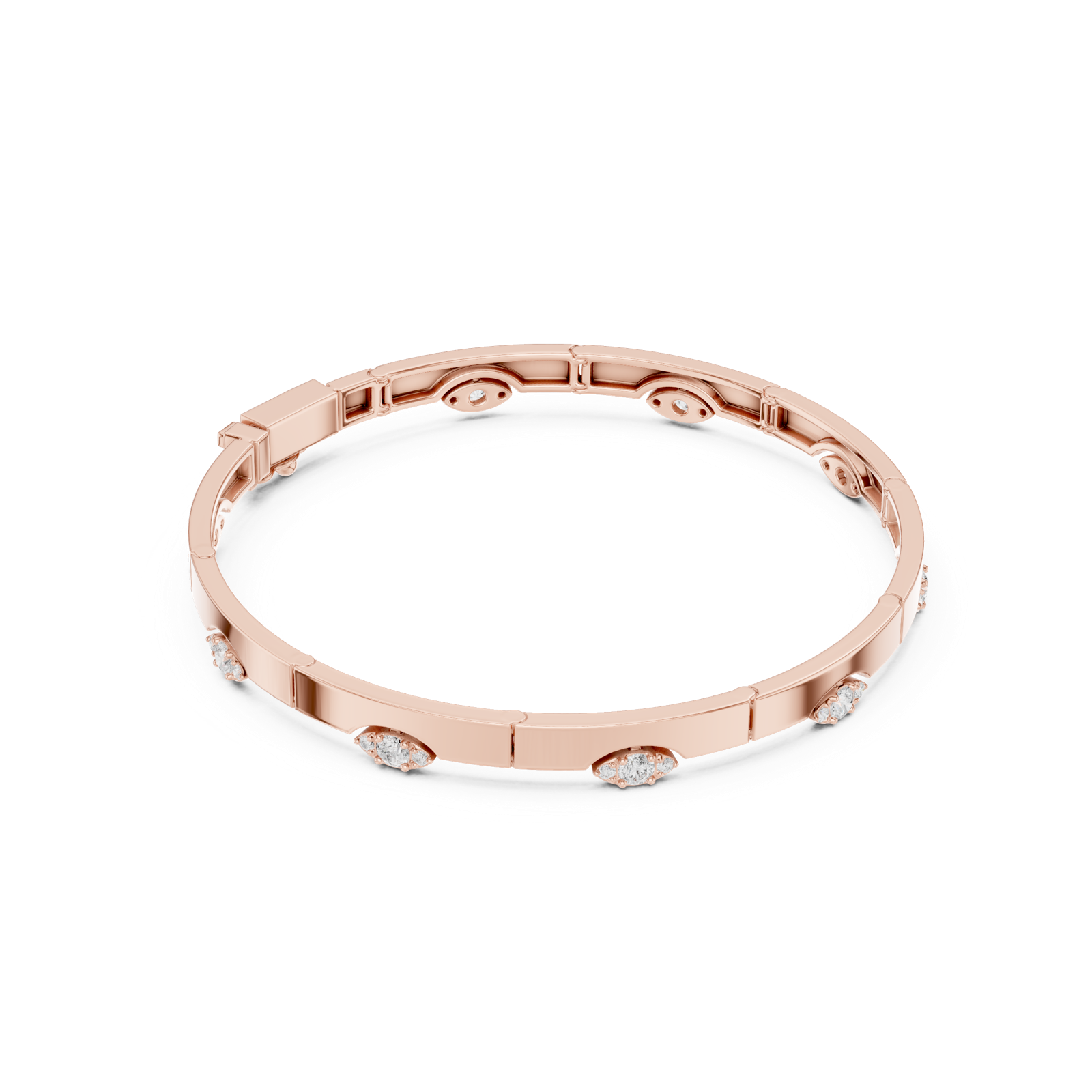 Gold Bracelet SBWB (20), Rose Gold, view 1