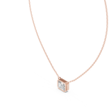 Gold Pendant GPD-0078, Rose Gold, view 2
