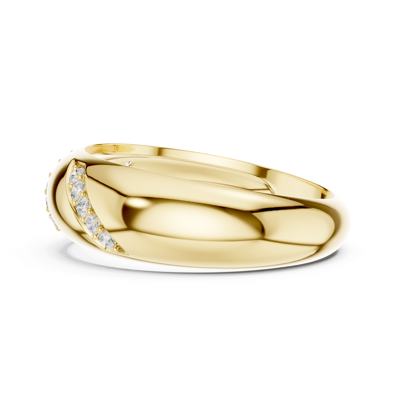 Gold Ring SBMR(13), Yellow Gold, view 3