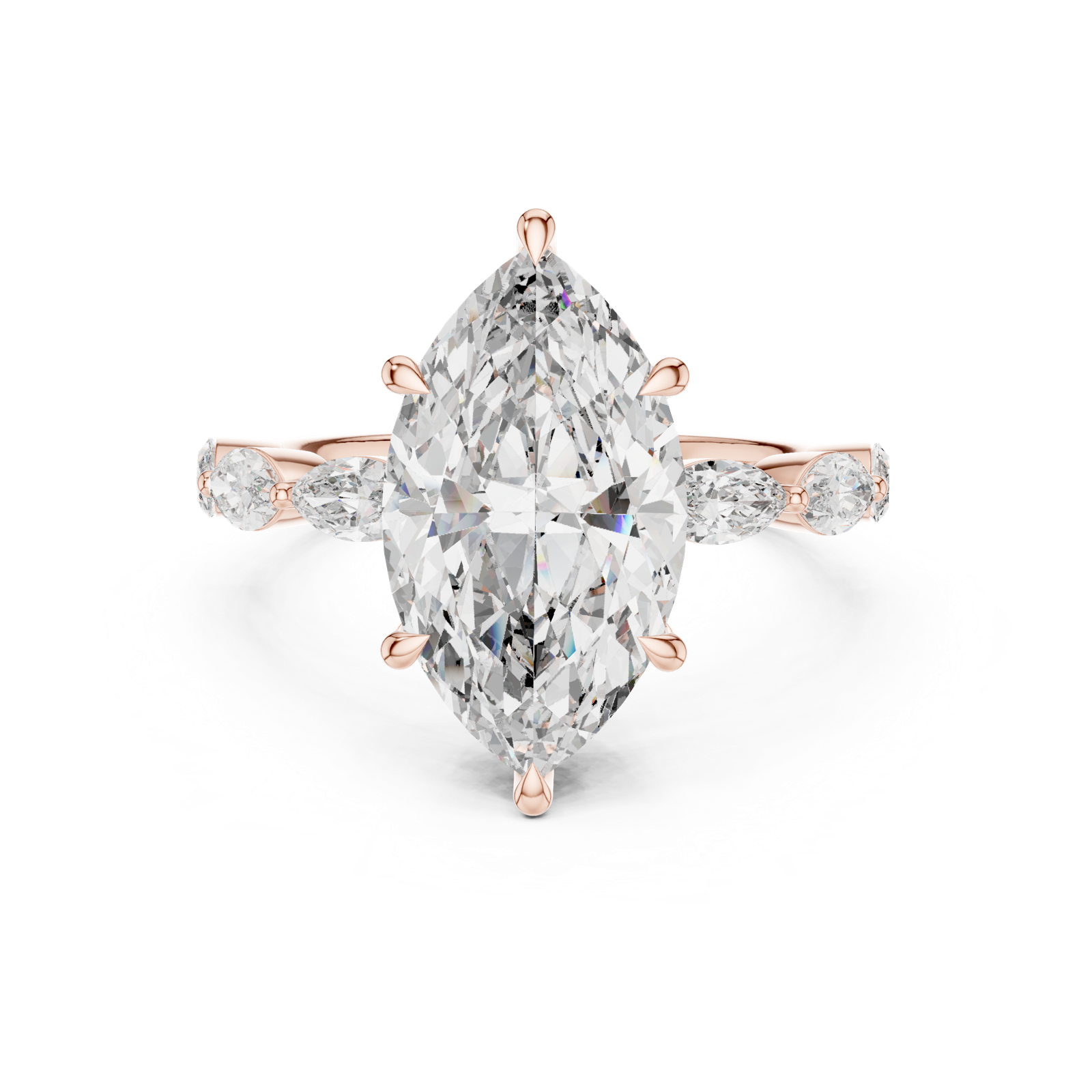 Gold Pendant 9-10013L_05, Rose Gold