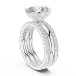 Gold Ring DDLR-948, White Gold, view 1