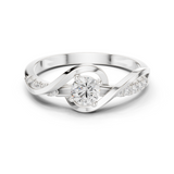 Gold Ring DDLR-836, White Gold
