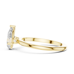 Gold Ring DDLR-1080, Yellow Gold, view 3