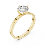 Gold Ring LR-0018, Yellow Gold, view 2