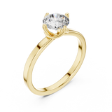 Gold Ring LR-0018, Yellow Gold, view 2