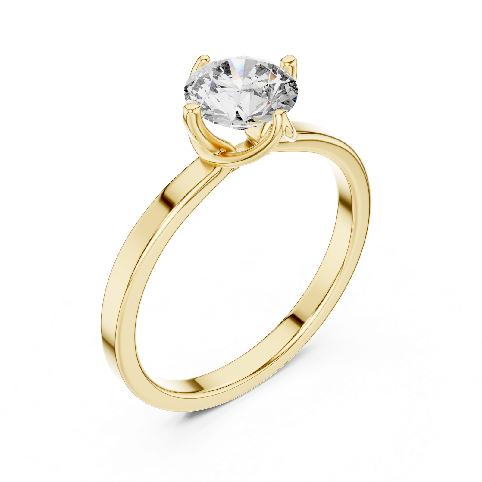 Gold Ring LR-0018, Yellow Gold, view 2