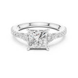 Gold Ring DDLR-861, White Gold, view 4