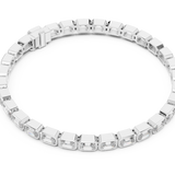 14K Solid Gold Lab Diamond Bracelet, White Gold, view 2