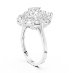 Gold Ring DDLR-822, White Gold, view 1