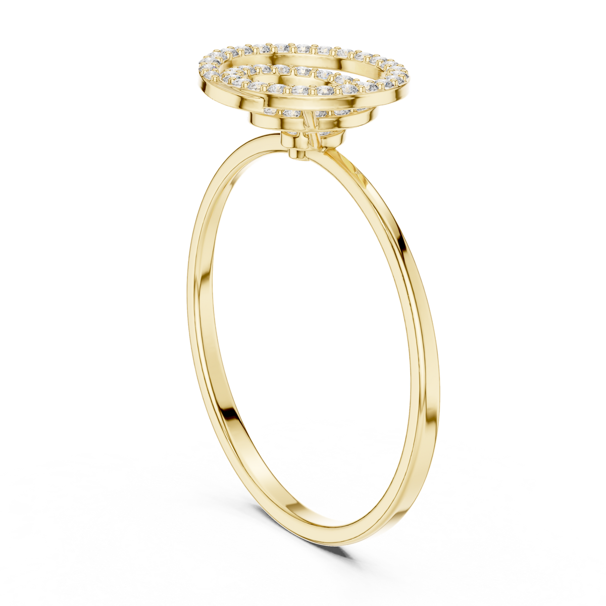 Gold Ring 1 (256), Yellow Gold, view 1