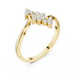 Gold Ring DDLR-742, Yellow Gold, view 2