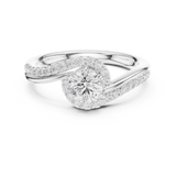 Gold Ring DDLR-594, White Gold, view 4