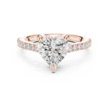 Gold Ring DDLR-878, Rose Gold, view 4