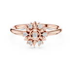 Gold Ring 1 (418), Rose Gold, view 4