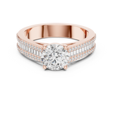 Gold Ring DDLR-191, Rose Gold, view 4