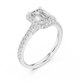 Gold Ring DDLR-918, White Gold, view 2