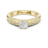 Gold Ring LR-0311, Yellow Gold, view 4