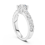 Gold Ring DDLR-655, White Gold, view 1
