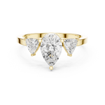 Gold Ring DDLR-1093, Yellow Gold, view 4
