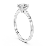 Gold Ring DDLR-801, White Gold, view 1