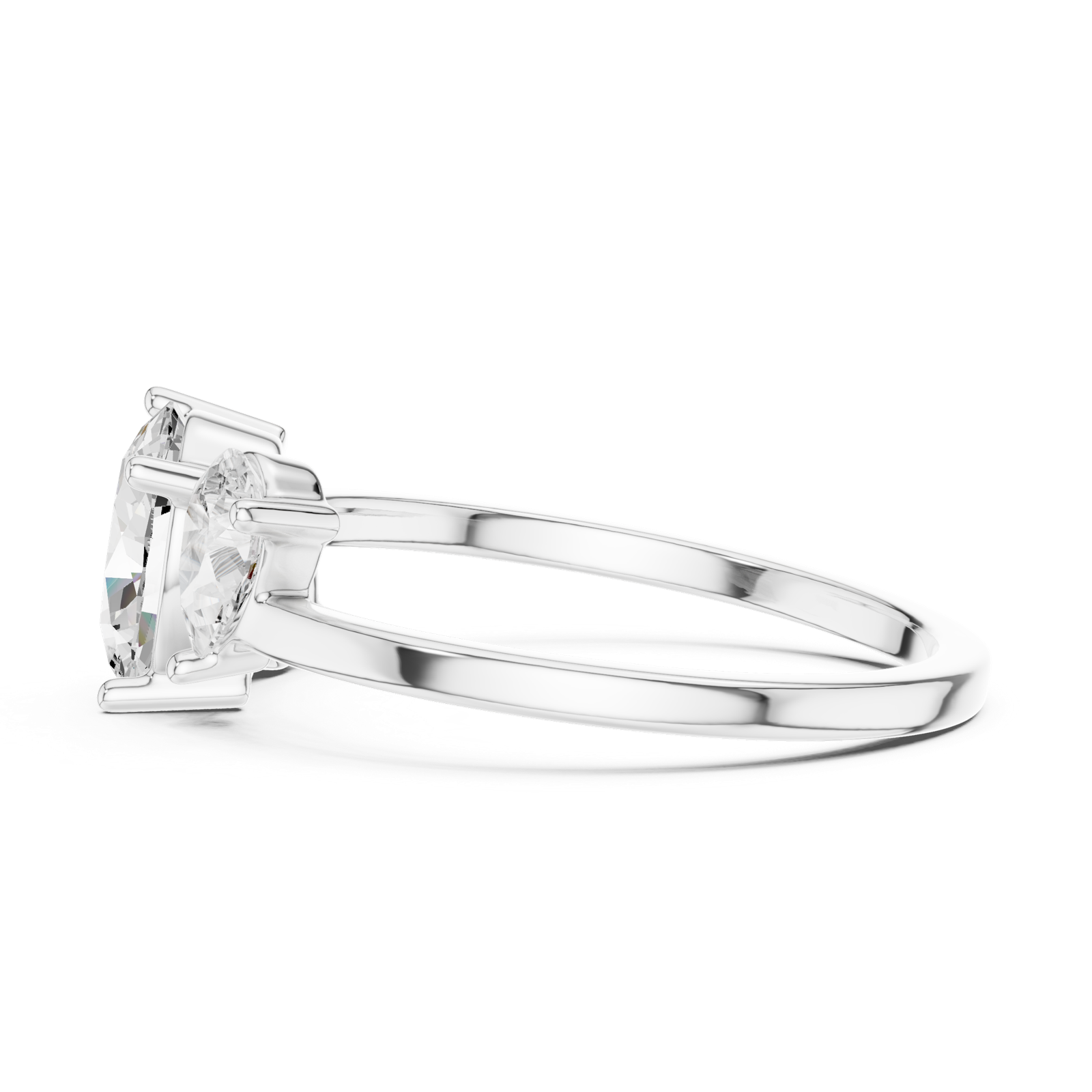 Gold Ring SBWR(10), White Gold, view 3