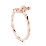 Gold Ring DR-6244, Rose Gold, view 1