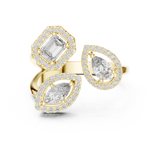 Gold Ring L03-504, Yellow Gold, view 4