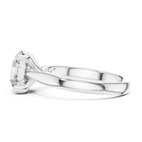 Gold Ring DDLR-068, White Gold, view 3