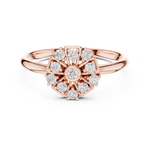 Gold Ring 1 (269), Rose Gold, view 4