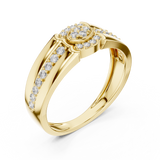 Gold Ring LR-01 (41), Yellow Gold, view 2