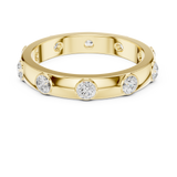 Gold Ring DDLR-352, Yellow Gold, view 4