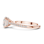 Gold Ring DDLR-1003, Rose Gold, view 3