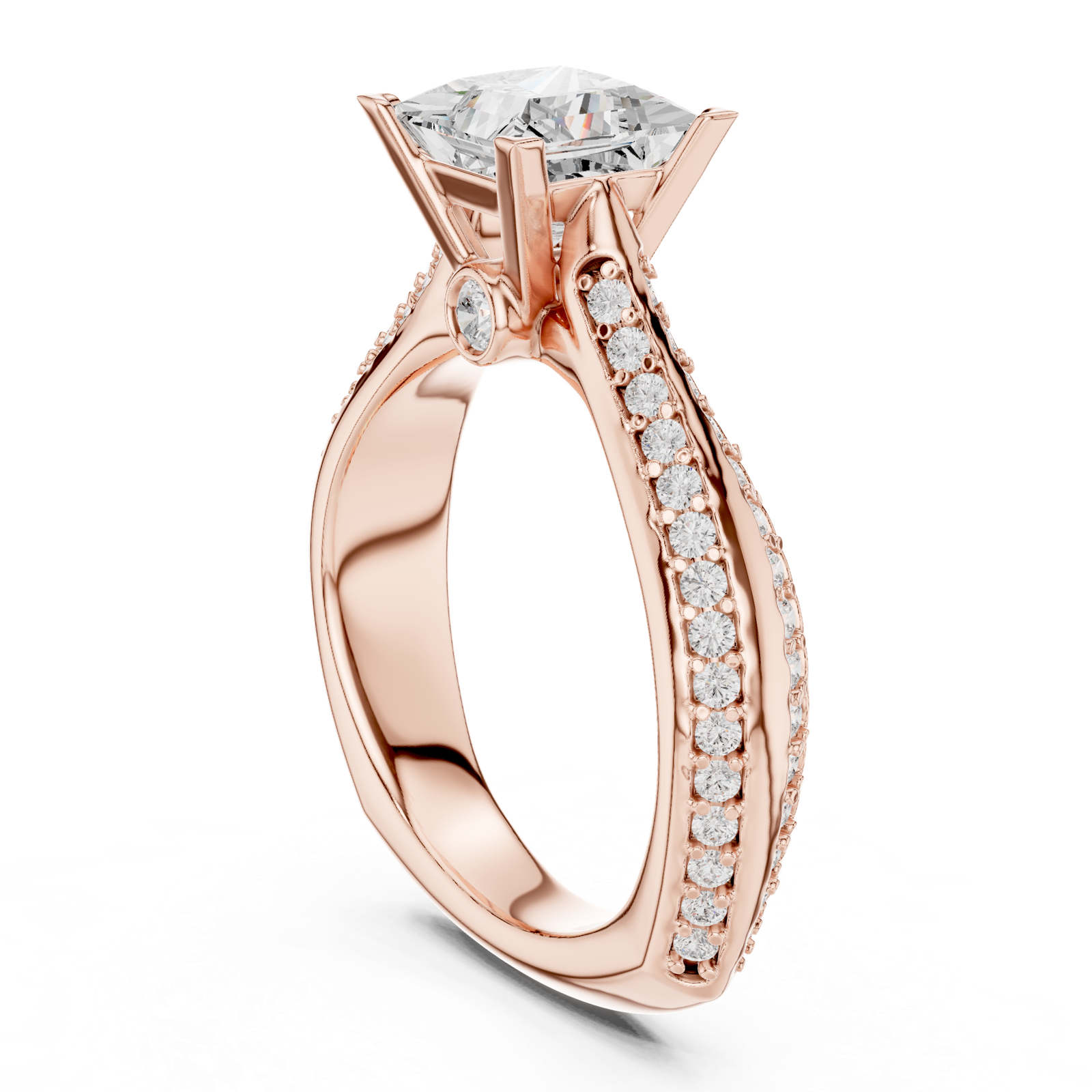 Gold Ring LR-0280, Rose Gold