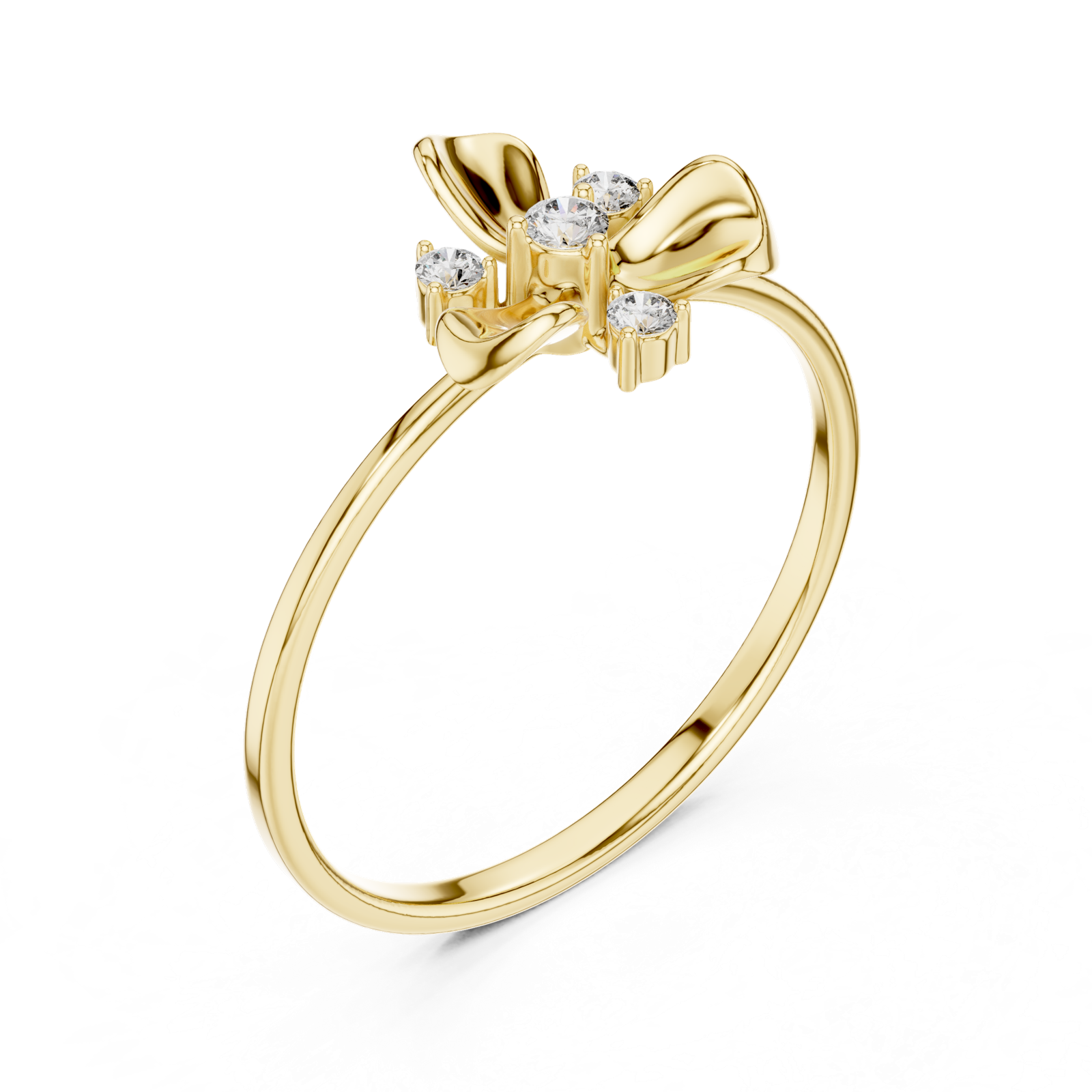 Gold Ring 1 (196), Yellow Gold, view 2