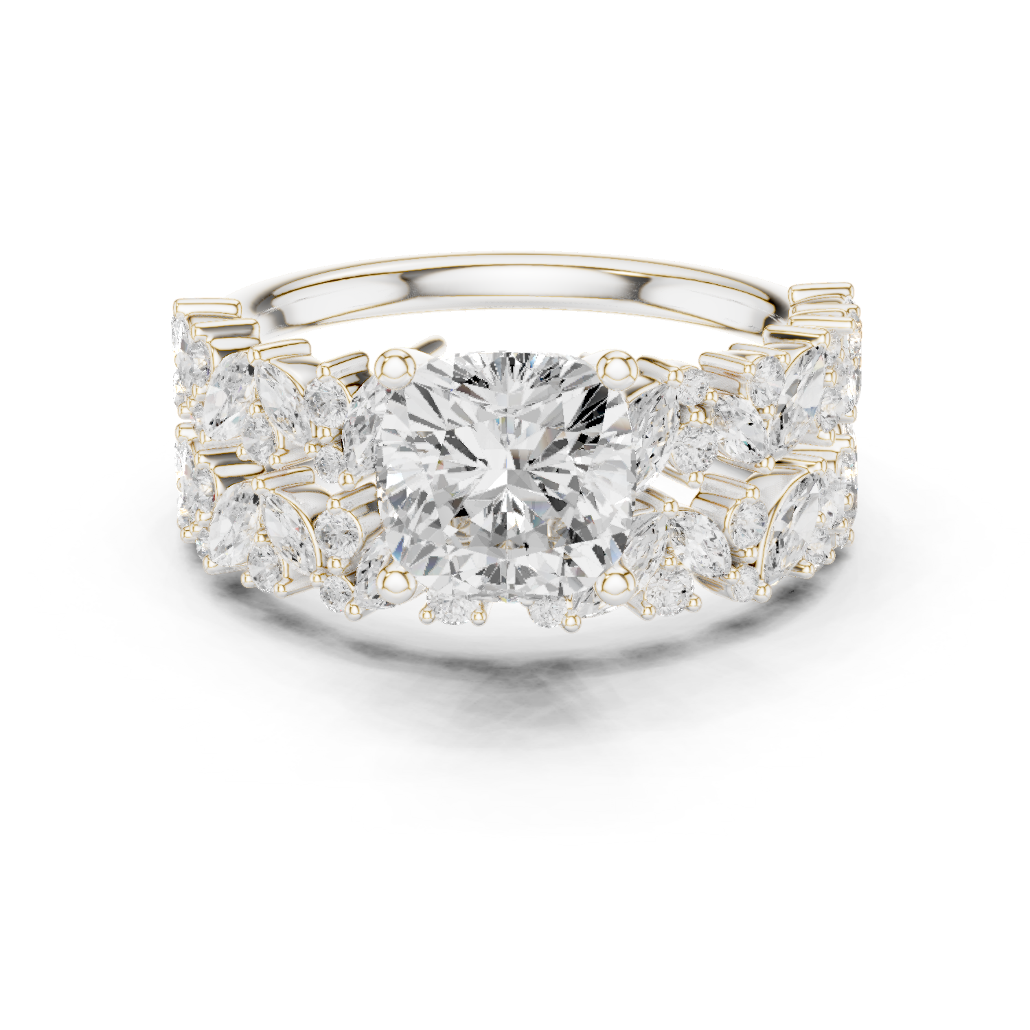 Gold Ring DDLR-941, White Gold