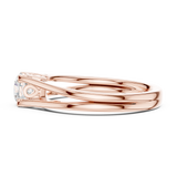 Gold Ring DDLR-545, Rose Gold, view 3