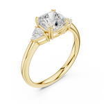 Gold Ring DDLR-850, Yellow Gold, view 2