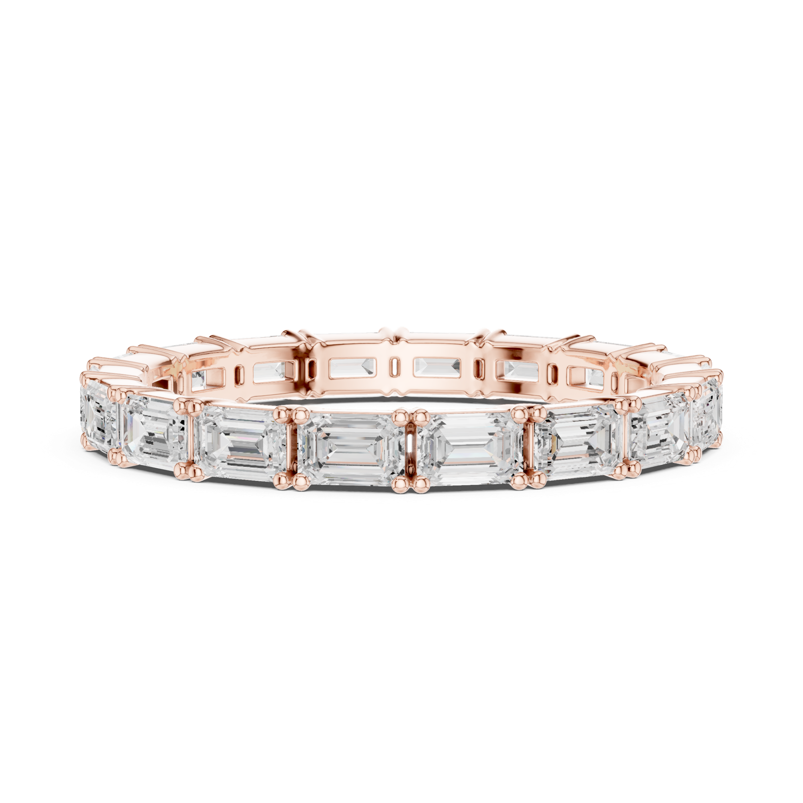 Gold Ring DDLR-622, Rose Gold, view 3