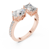 Gold Ring LR-0055, Rose Gold, view 2