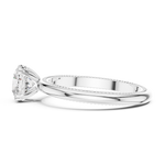 Gold Ring LR-0016, White Gold, view 3