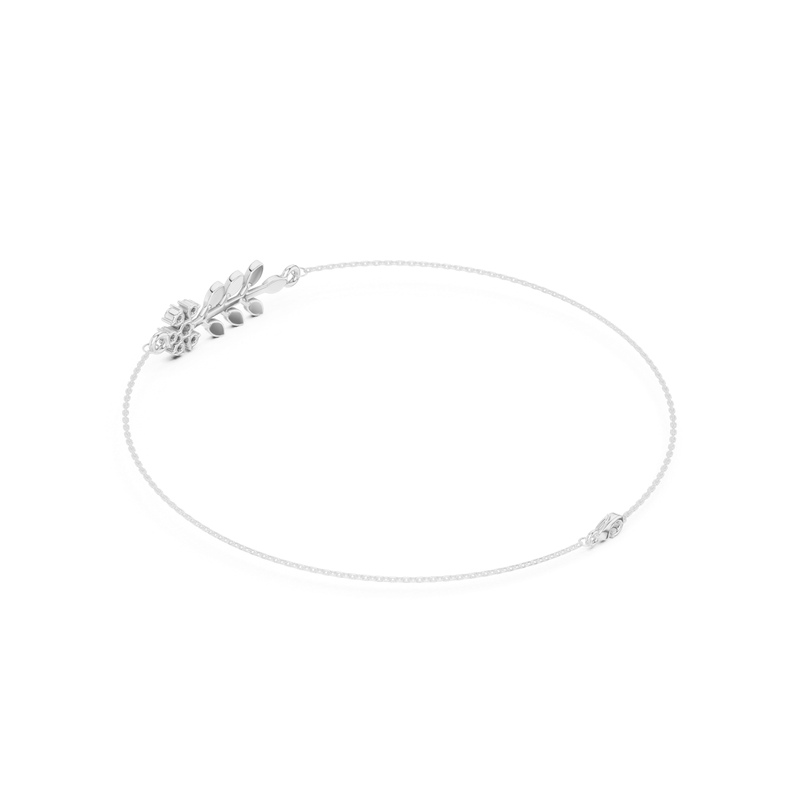 Gold Bracelet SBWB (2), White Gold, view 2
