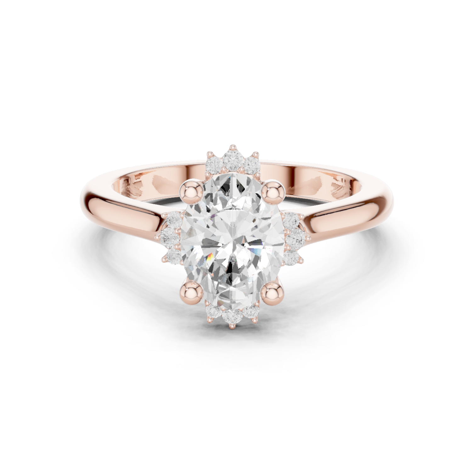 Gold Ring DDLR-336, Rose Gold