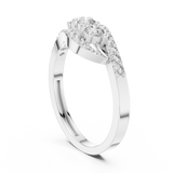 Gold Ring ALR-165, White Gold