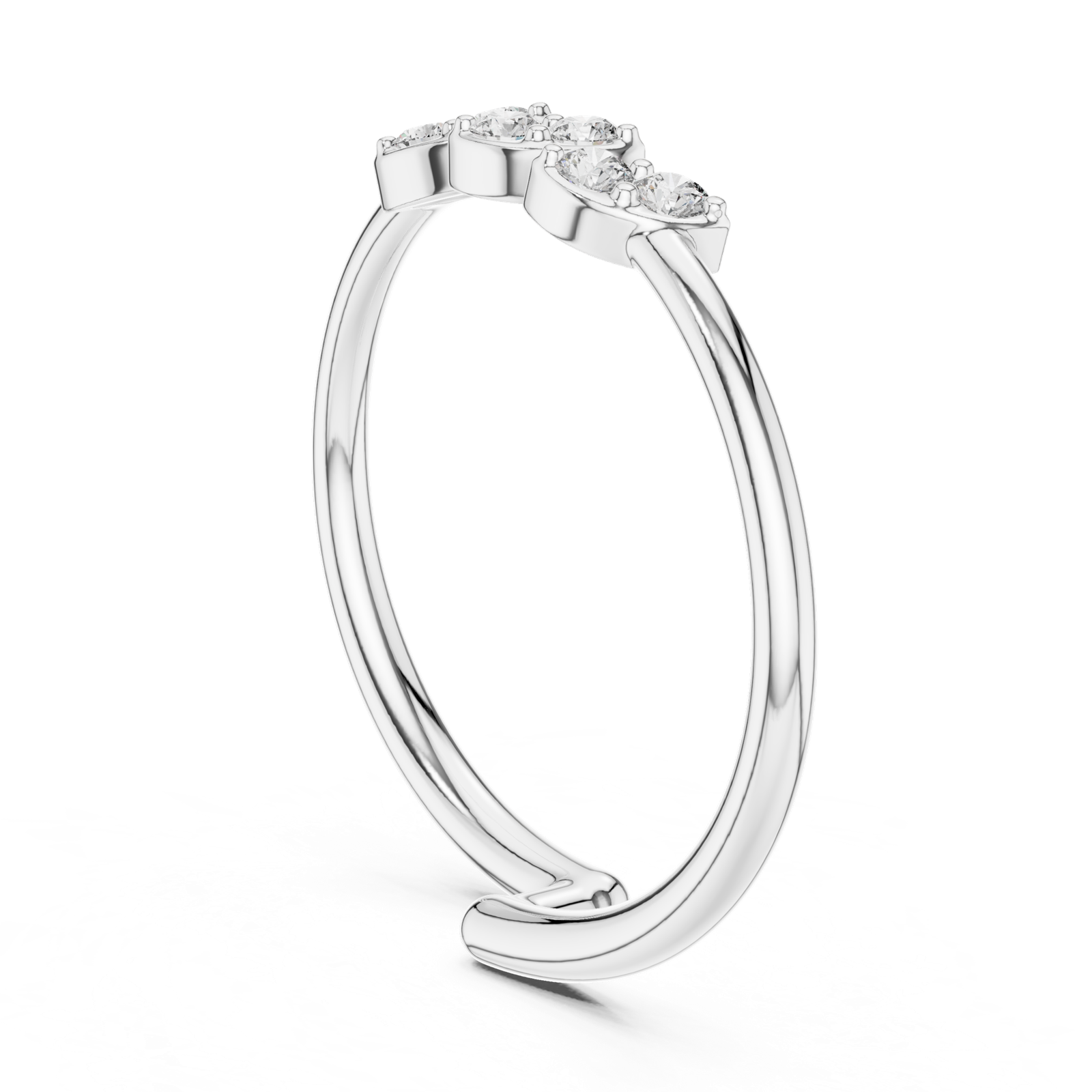 Gold Ring 1 (234), White Gold, view 1