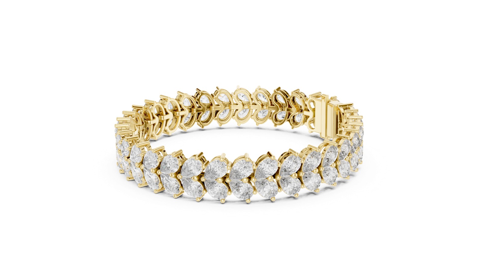 Gold Bracelet GLBR-0027, Yellow Gold, view 1